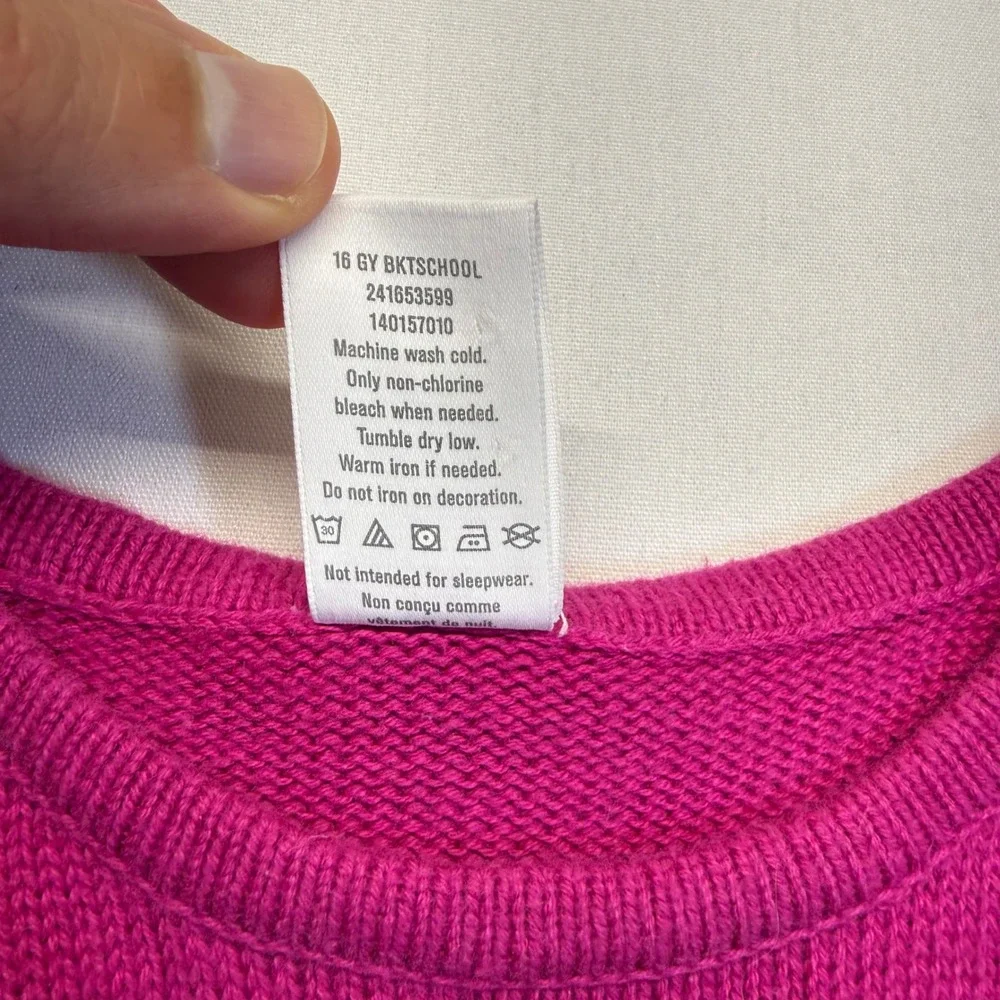Gymboree Girls Pink Cat Face Sweater Dress Size 8 Sequin‎ Kitty Knit Twirl